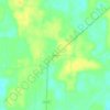 Mappa topografica Bussey, altitudine, rilievo