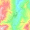Mappa topografica Planadas, altitudine, rilievo