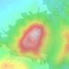 Mappa topografica Mount Timolan, altitudine, rilievo