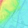 Mappa topografica Saint-Clément, altitudine, rilievo