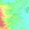 Mappa topografica Le Puits de La Grue, altitudine, rilievo