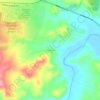 Mappa topografica Kesirven, altitudine, rilievo