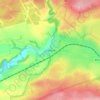 Mappa topografica Gilsland, altitudine, rilievo