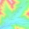 Mappa topografica Palca, altitudine, rilievo