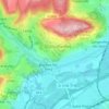 Mappa topografica Chazelles, altitudine, rilievo