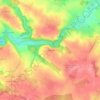 Mappa topografica La Roussière, altitudine, rilievo