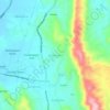 Mappa topografica Namtutan, altitudine, rilievo