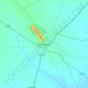 Mappa topografica Nargund, altitudine, rilievo
