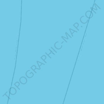 Mappa topografica Tablas Strait, altitudine, rilievo