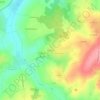 Mappa topografica Vaurobert, altitudine, rilievo