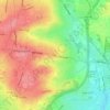 Mappa topografica Warmley Hill, altitudine, rilievo