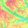 Mappa topografica Berkhamsted, altitudine, rilievo