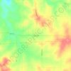 Mappa topografica Long Lane, altitudine, rilievo