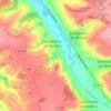 Mappa topografica La Hollière, altitudine, rilievo
