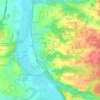 Mappa topografica Beauchail, altitudine, rilievo