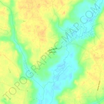 Mappa topografica Red Hill, altitudine, rilievo
