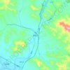 Mappa topografica 皇后乡, altitudine, rilievo