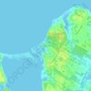 Mappa topografica Maidstone Park, altitudine, rilievo