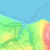 Mappa topografica Old Saltburn, altitudine, rilievo