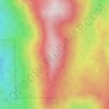 Mappa topografica Galena Peak, altitudine, rilievo