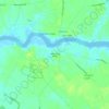 Mappa topografica Upper Ferry Acres, altitudine, rilievo