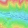 Mappa topografica Clots, altitudine, rilievo