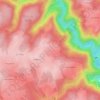 Mappa topografica Valeix, altitudine, rilievo
