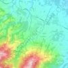 Mappa topografica Borzano, altitudine, rilievo
