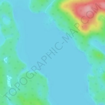 Mappa topografica Baie Pinata, altitudine, rilievo