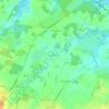 Mappa topografica Bouzeray, altitudine, rilievo