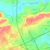 Mappa topografica Walbert, altitudine, rilievo