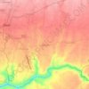 Mappa topografica Dayapan, altitudine, rilievo