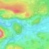 Mappa topografica Sonnenburg, altitudine, rilievo