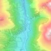 Mappa topografica Gehörde, altitudine, rilievo