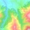 Mappa topografica Igreb, altitudine, rilievo