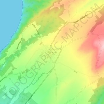 Mappa topografica Alçıtepe, altitudine, rilievo