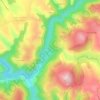 Mappa topografica Cavaillé, altitudine, rilievo
