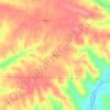 Mappa topografica Zenar, altitudine, rilievo