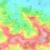 Mappa topografica Rexham, altitudine, rilievo