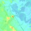 Mappa topografica Malaguit, altitudine, rilievo