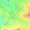 Mappa topografica La Pouponnière, altitudine, rilievo