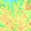 Mappa topografica Queenswood, altitudine, rilievo