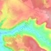 Mappa topografica Odival, altitudine, rilievo