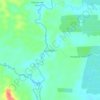 Mappa topografica Juan Pablo 2, altitudine, rilievo