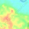 Mappa topografica Raya, altitudine, rilievo