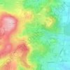 Mappa topografica Rougeon, altitudine, rilievo