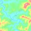 Mappa topografica Coberto, altitudine, rilievo