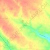 Mappa topografica Terre Haute, altitudine, rilievo