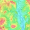 Mappa topografica Hameau de La Clastre, altitudine, rilievo