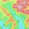 Mappa topografica Langenordnach, altitudine, rilievo